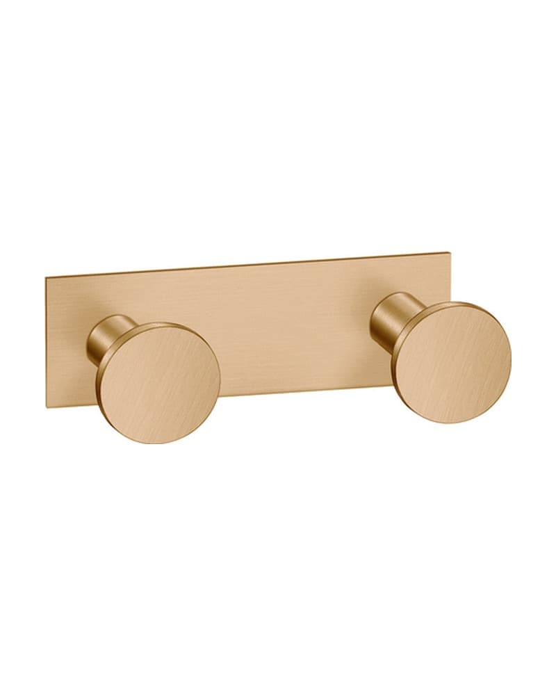 Άγκιστρο Διπλό Sanco Bath Robe Hook & Door Stop 00682-PVD-01BR PVD Warm Bronze Brushed 8x3,5x3,5cm