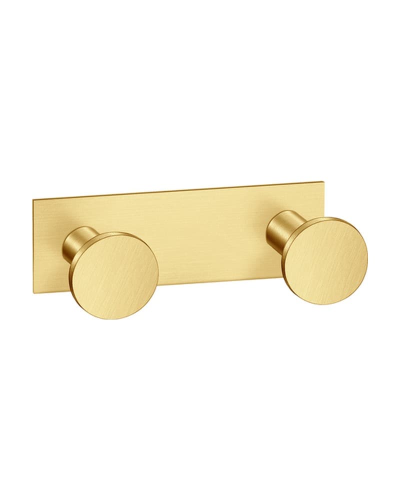 Άγκιστρο Διπλό Sanco Bath Robe Hook & Door Stop 00682-PVD-02BR PVD Golden Brass Brushed 8x3,5x3,5cm
