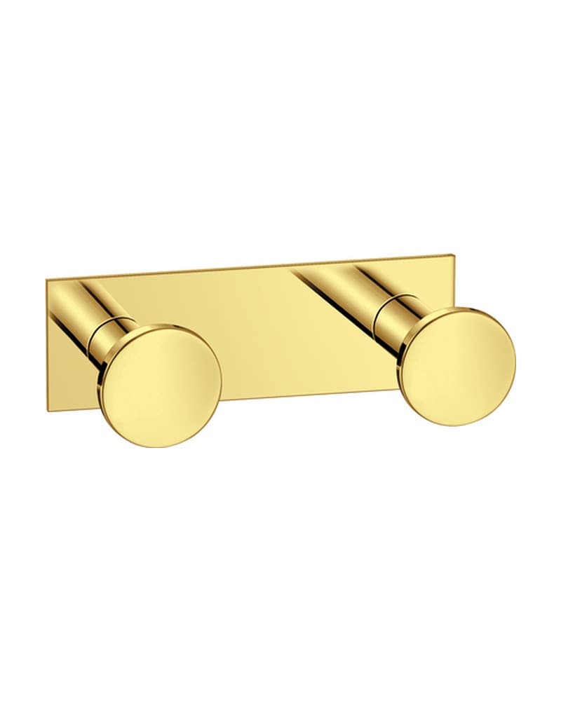 Άγκιστρο Διπλό Sanco Bath Robe Hook & Door Stop 00682-PVD-02PL PVD Golden Brass Polished 8x3,5x3,5cm