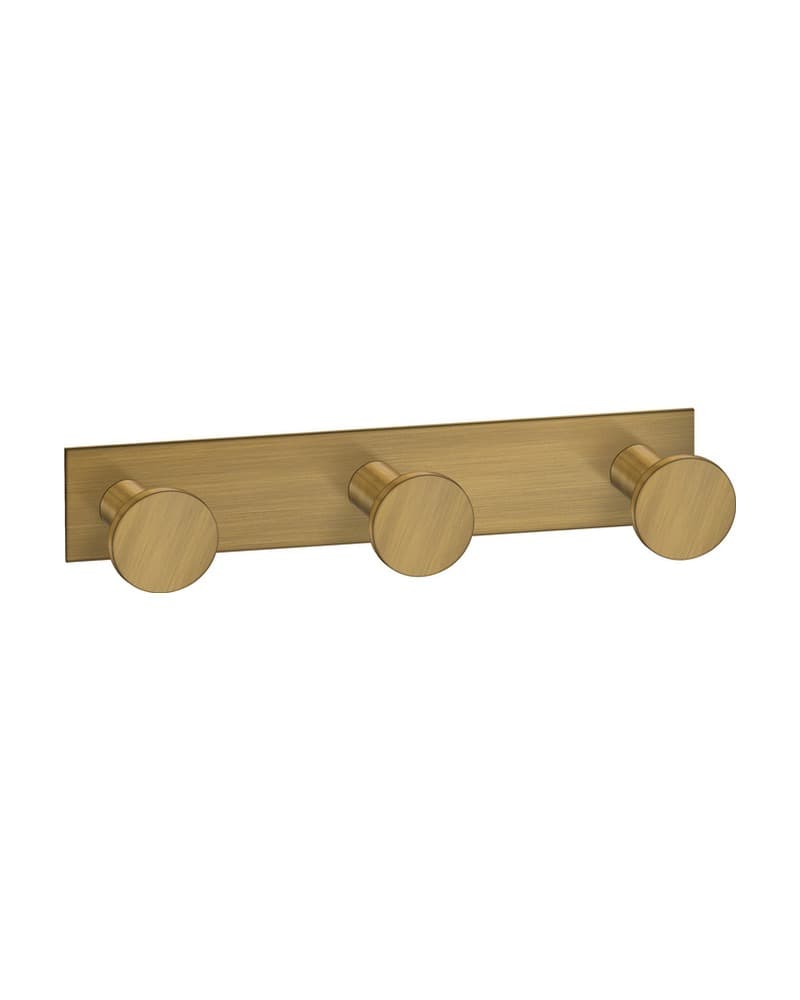Άγκιστρο Τριπλό Sanco Bath Robe Hook & Door Stop 00683-Μ25 Bronze Mat 13x3,5x3,5cm
