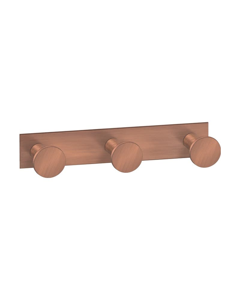 Άγκιστρο Τριπλό Sanco Bath Robe Hook & Door Stop 00683-Μ26 Rame Mat 13x3,5x3,5cm