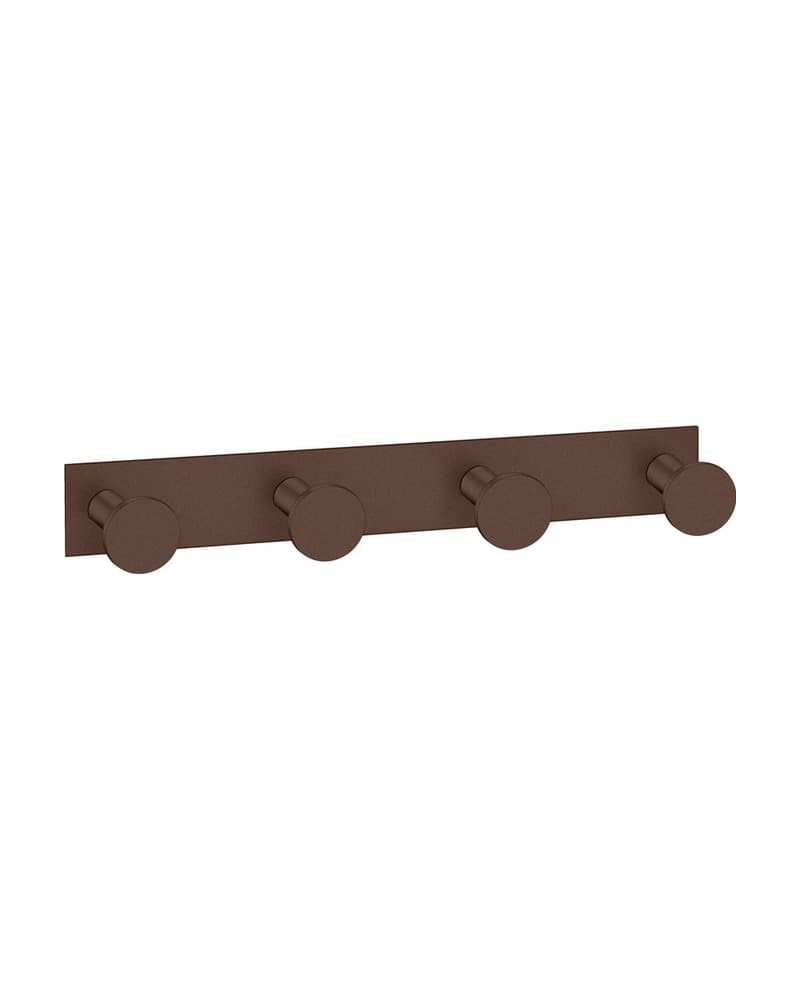 Άγκιστρο Τετραπλό Sanco Bath Robe Hook & Door Stop 00684-Α75 Wenge Grained 18x3,5x3,5cm