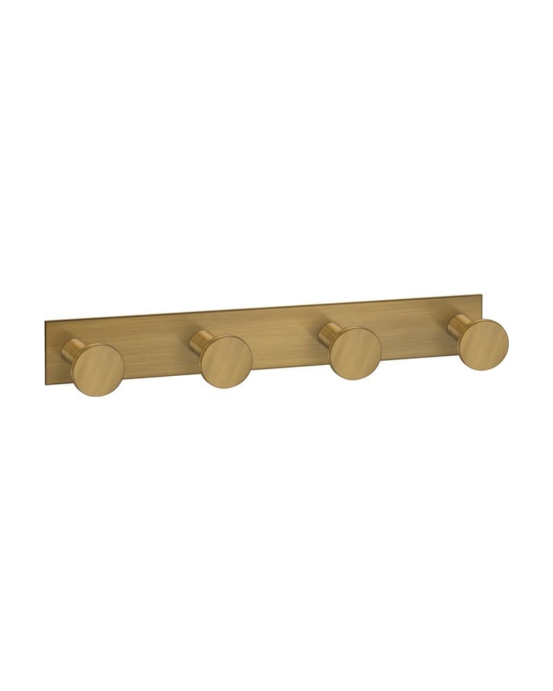 Άγκιστρο Τετραπλό Sanco Bath Robe Hook & Door Stop 00684-Μ25 Bronze Mat 18x3,5x3,5cm