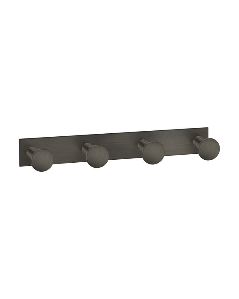 Άγκιστρο Τετραπλό Sanco Bath Robe Hook & Door Stop 00684-DM25 Dark Bronze Mat 18x3,5x3,5cm