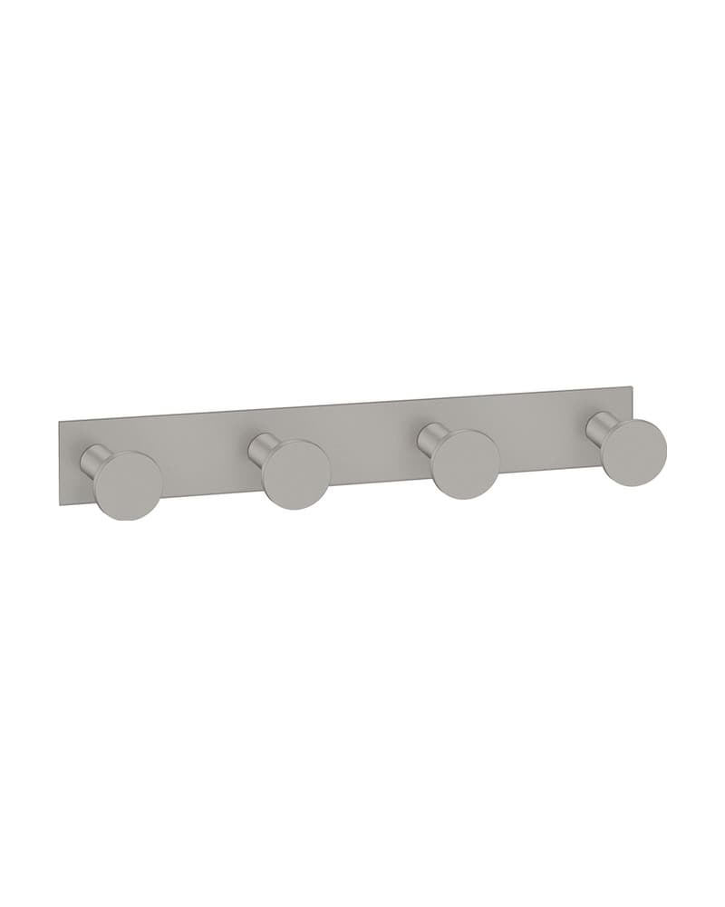 Άγκιστρο Τετραπλό Sanco Bath Robe Hook & Door Stop 00684-M104 Cement Gray Mat 18x3,5x3,5cm