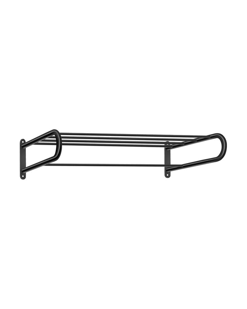 Ραφιέρα Sanco 00903-Μ116 Ματ Μαύρο 60x27x14cm
