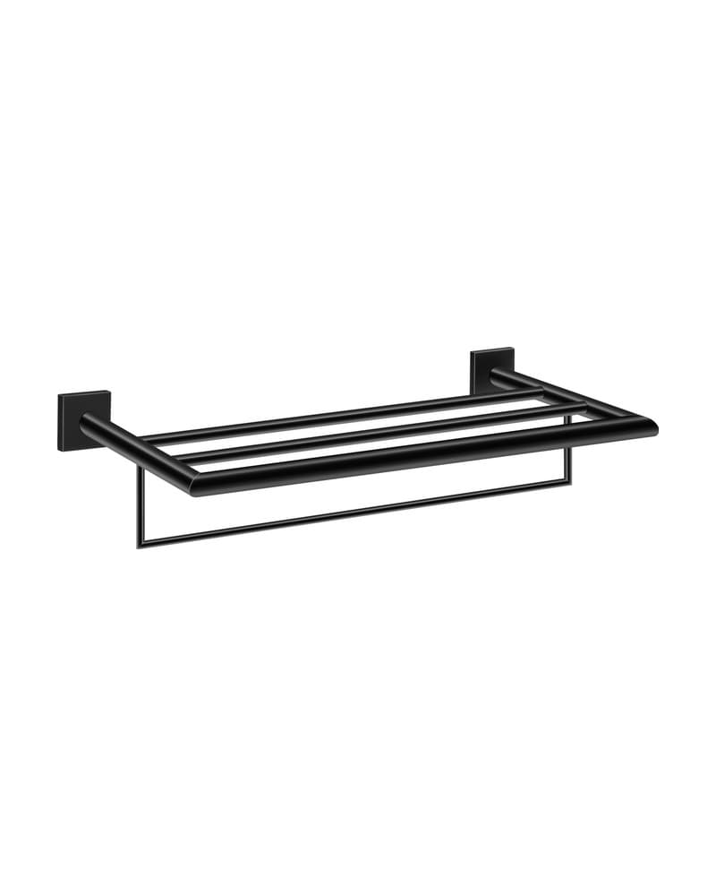 Ραφιέρα Sanco 00961-Μ116 Ματ Μαύρο 60x22x12cm