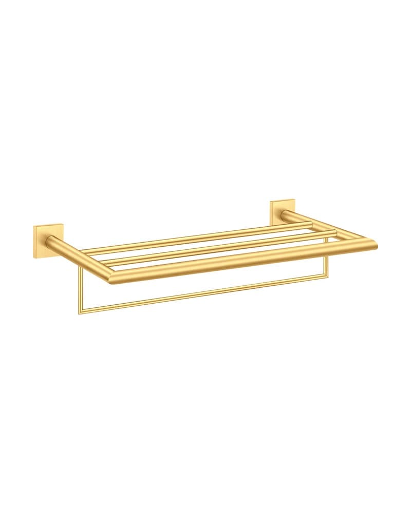 Ραφιέρα Sanco 00961-PVD-02BR PVD Golden Brass Brushed 60x22x12cm