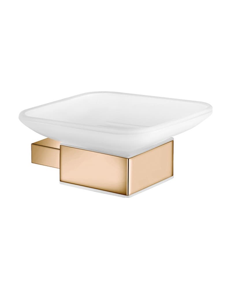 Σαπουνοθήκη Επιτοίχια Sanco Monogram 120402-PVD-01PL PVD Warm Bronze Polished 11,5x10,5x5cm
