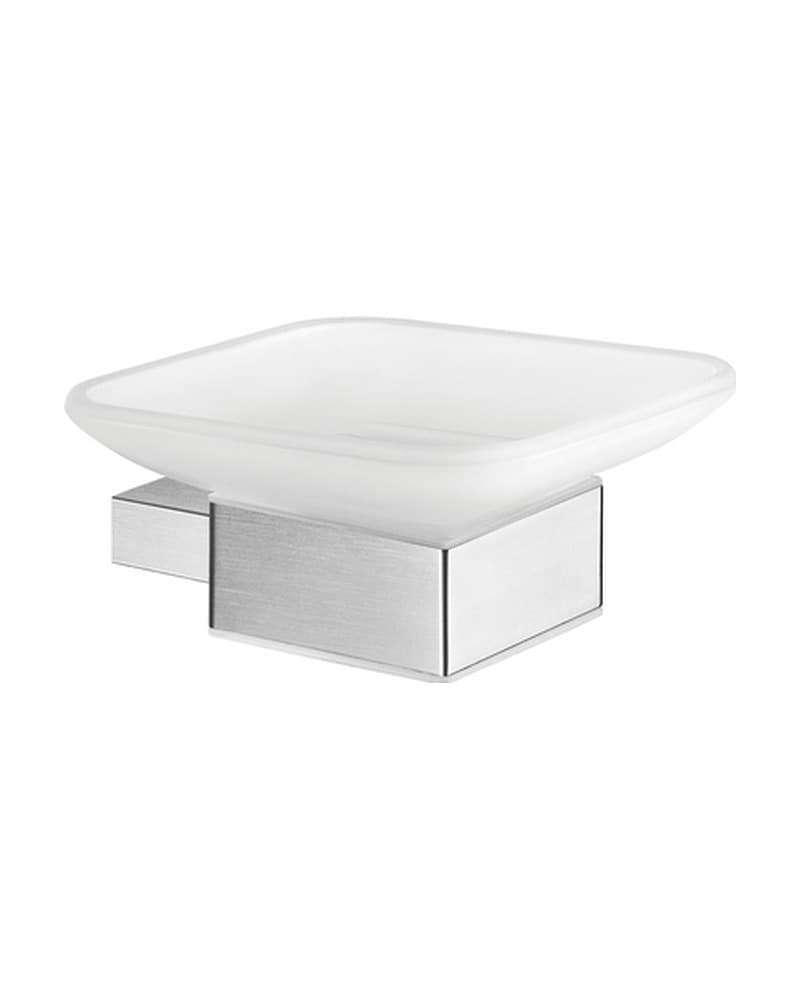 Σαπουνοθήκη Επιτοίχια Sanco Monogram 120402-PVD-11BR PVD Nickel Steel 11,5x10,5x5cm