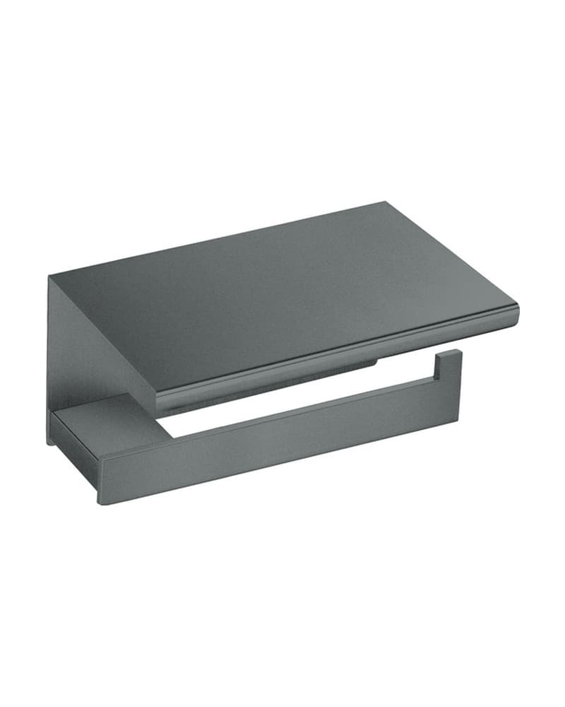 Χαρτοθήκη με καπάκι Sanco Monogram 120407-Μ118 Anthracite Grained 15x11x9cm