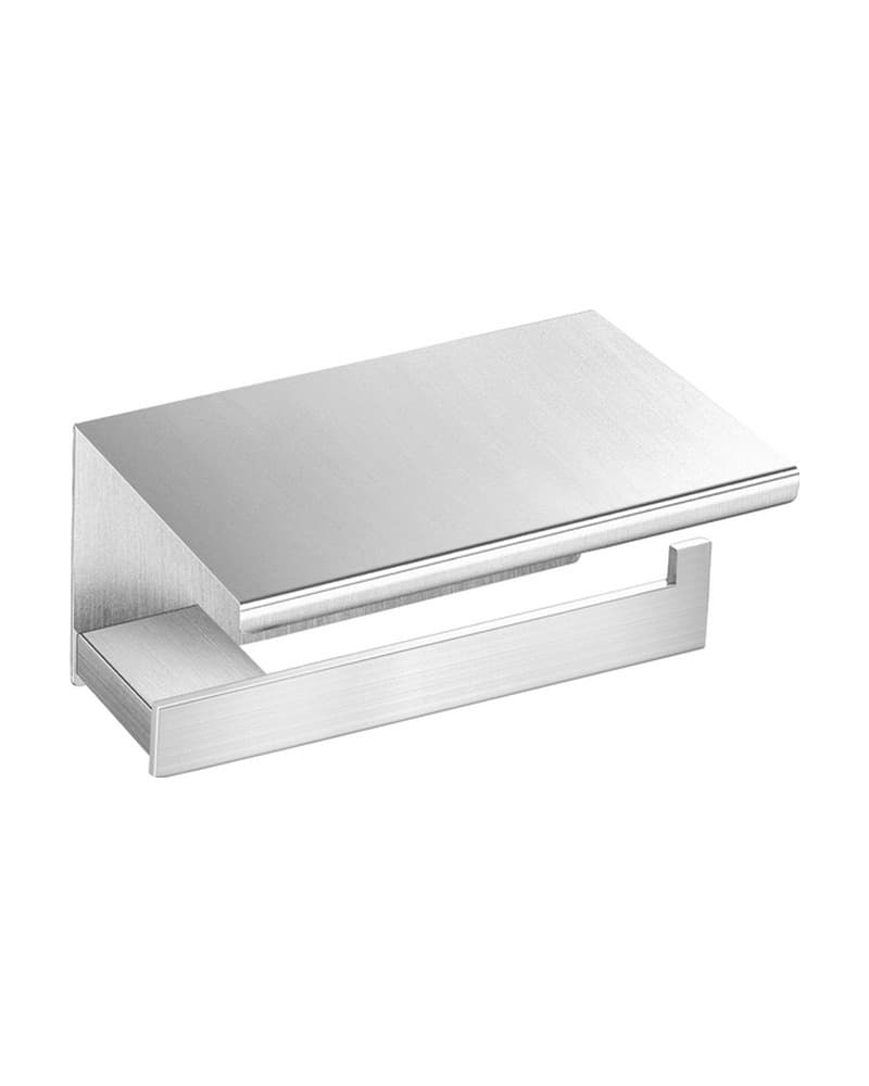 Χαρτοθήκη με καπάκι Sanco Monogram 120407-PVD-11BR PVD Nickel Steel 15x11x9cm