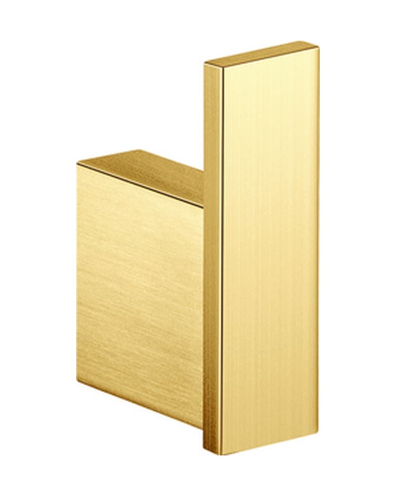 Άγκιστρο μονό Sanco Monogram 120408-PVD-02BR PVD Golden Brass Brushed 6,5x2x5,5cm