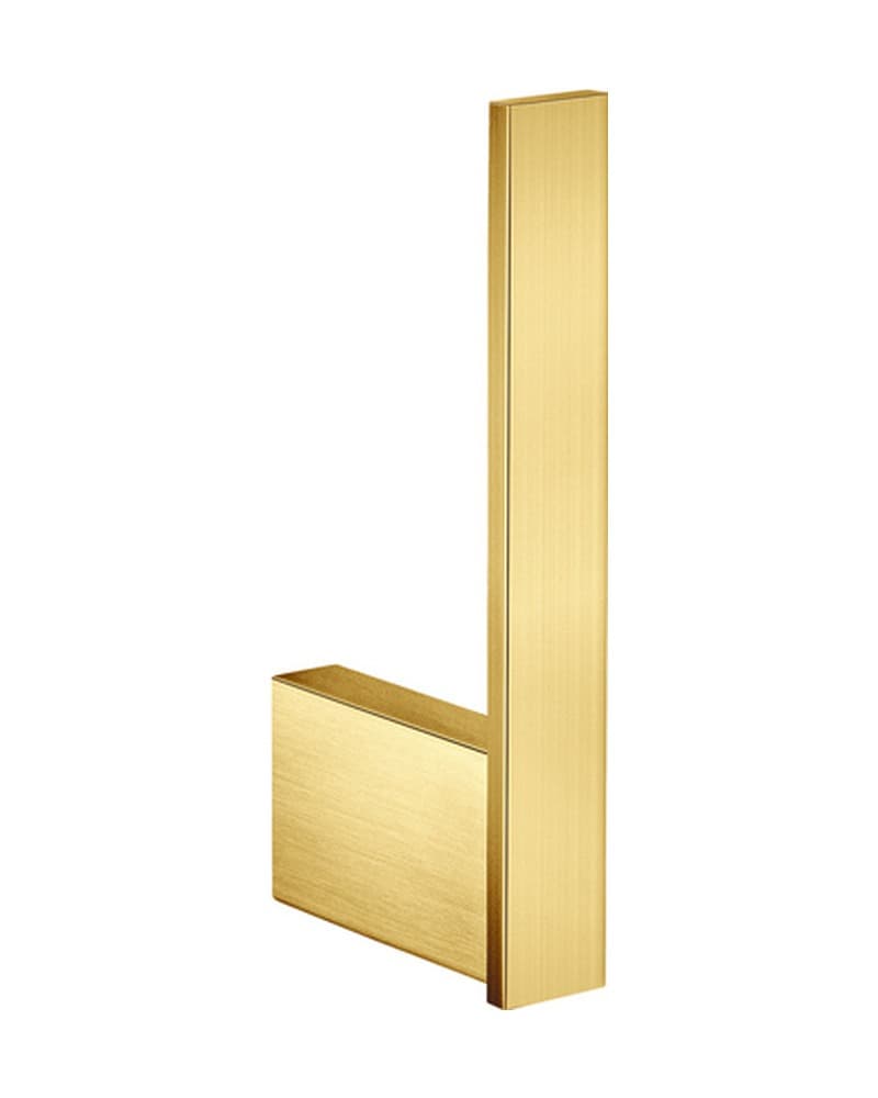 Χαρτοθήκη Εφεδρική Sanco Monogram 120416-PVD-02BR PVD Golden Brass Brushed 14x2x5,5cm