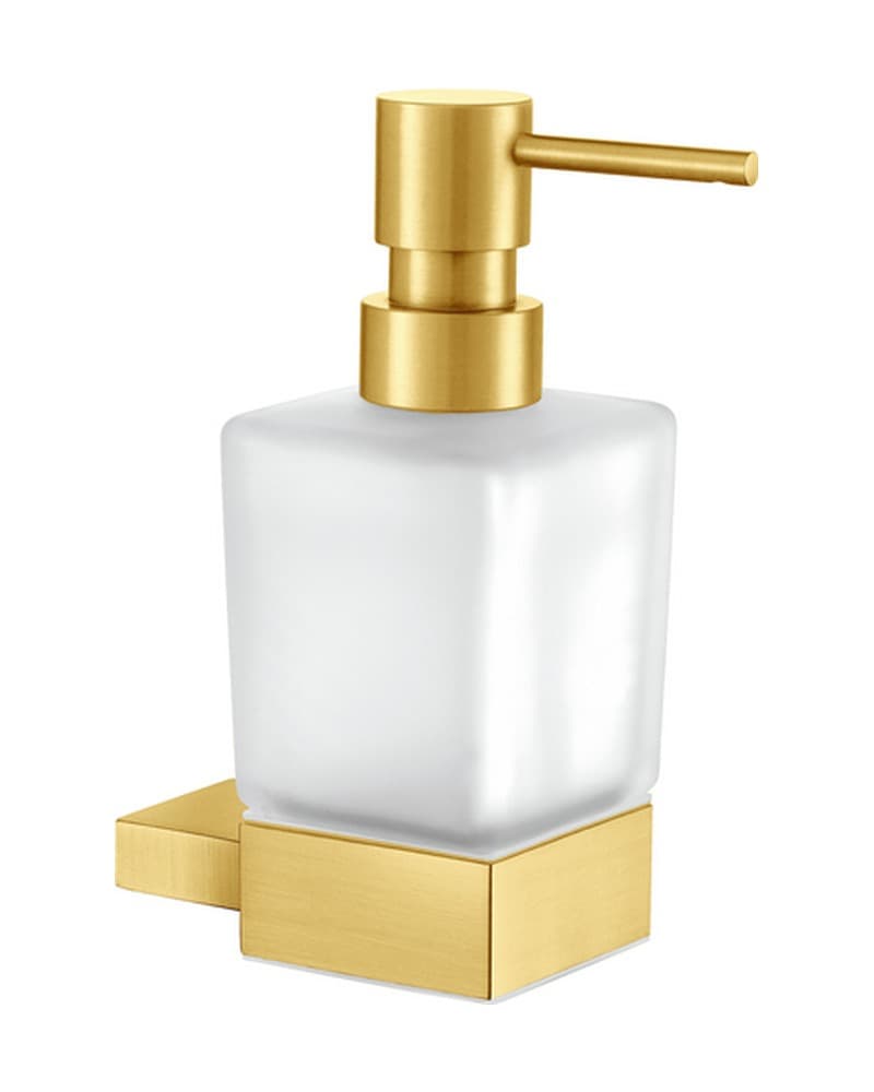 Ντισπένσερ Επιτοίχιο Sanco Monogram 120422-PVD-02BR PVD Golden Brass Brushed 9,5x6,5x16cm