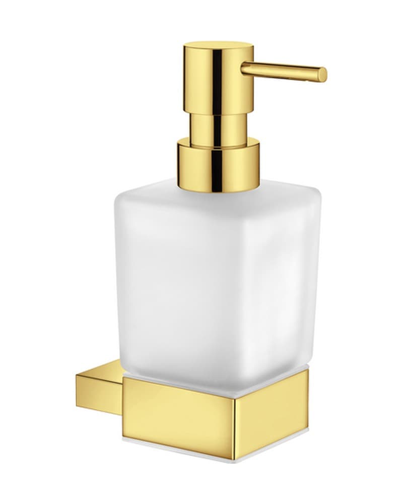 Ντισπένσερ Επιτοίχιο Sanco Monogram 120422-PVD-02PL PVD Golden Brass Polished 9,5x6,5x16cm