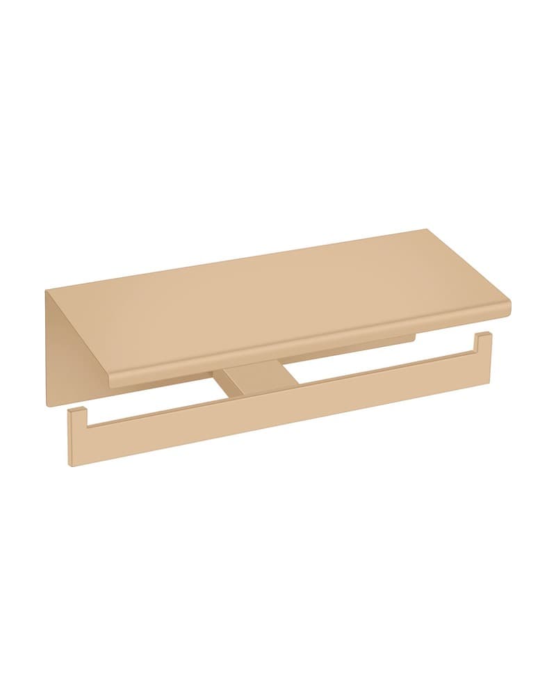 Χαρτοθήκη Διπλή με καπάκι Sanco Monogram 120427-M103 Mocha Mat 25x11x9cm