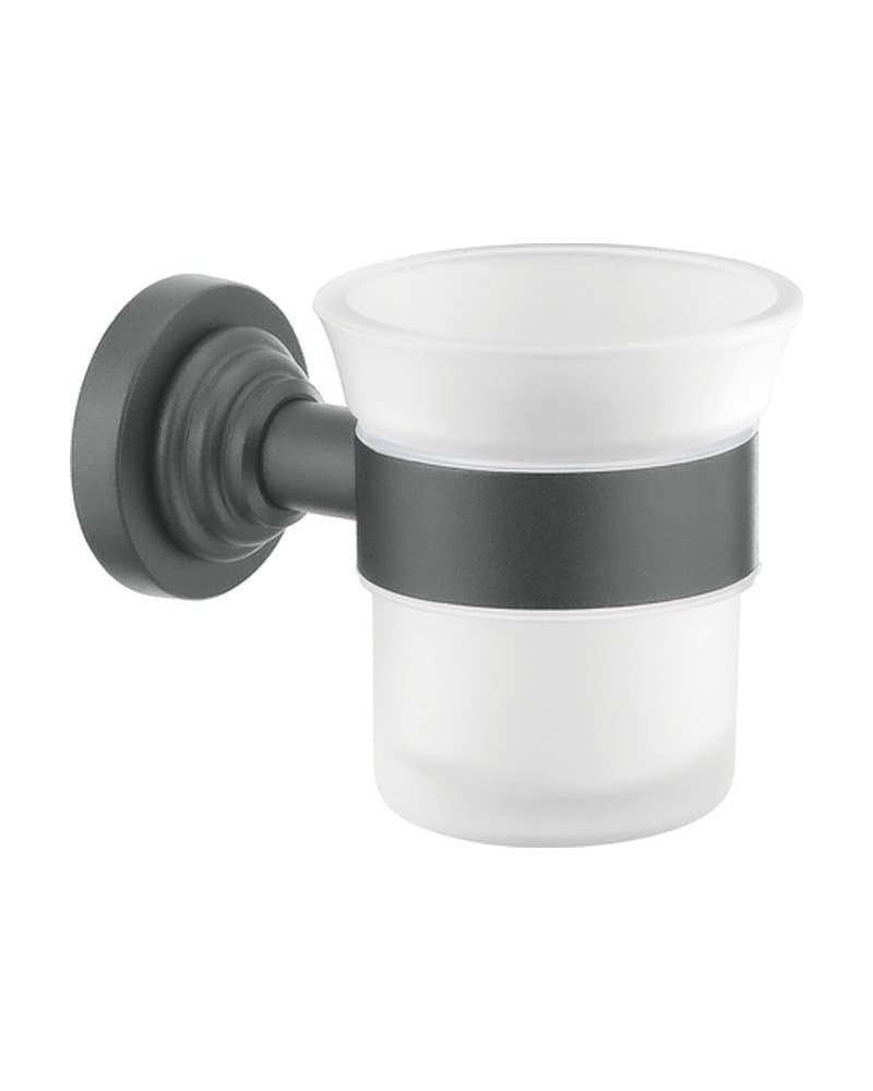 Ποτηροθήκη Επιτοίχια Sanco Vintage 120501-Μ118 Anthracite Grained 8x11,5x8,5cm