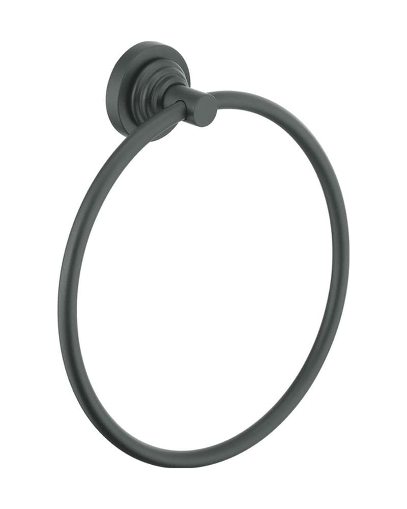 Κρίκος Πετσέτας Sanco Vintage 120509-Μ118 Anthracite Grained 20,5x5x22,5cm