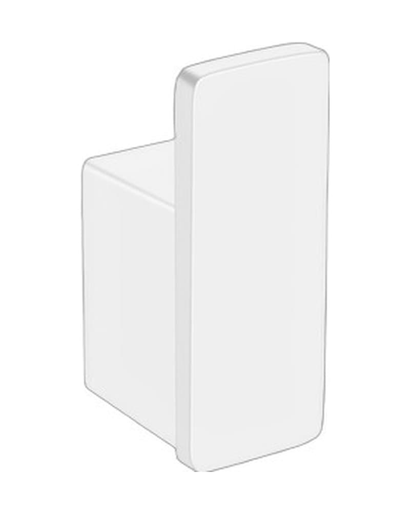 Άγκιστρο Μονό Sanco Agora 120608-Μ101 Ματ Λευκό 2,5x3,5x6,5cm