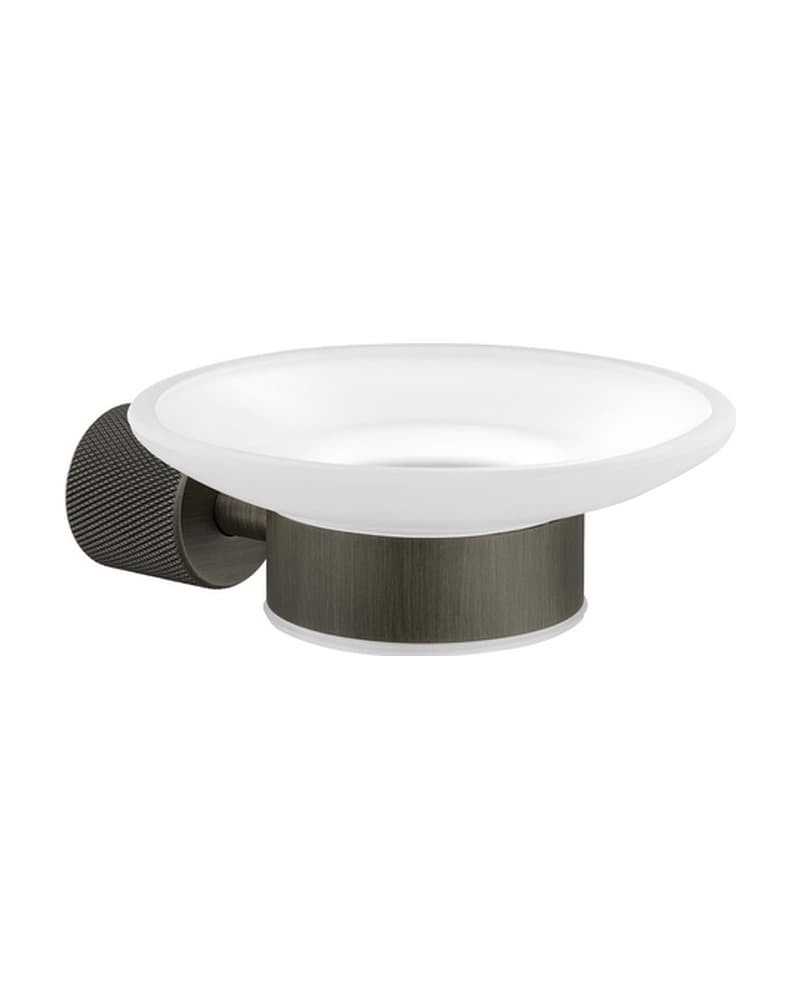 Σαπουνοθήκη Επιτοίχια Sanco Lithos 121102-DM25 Dark Bronze Mat 12,5x15x5cm