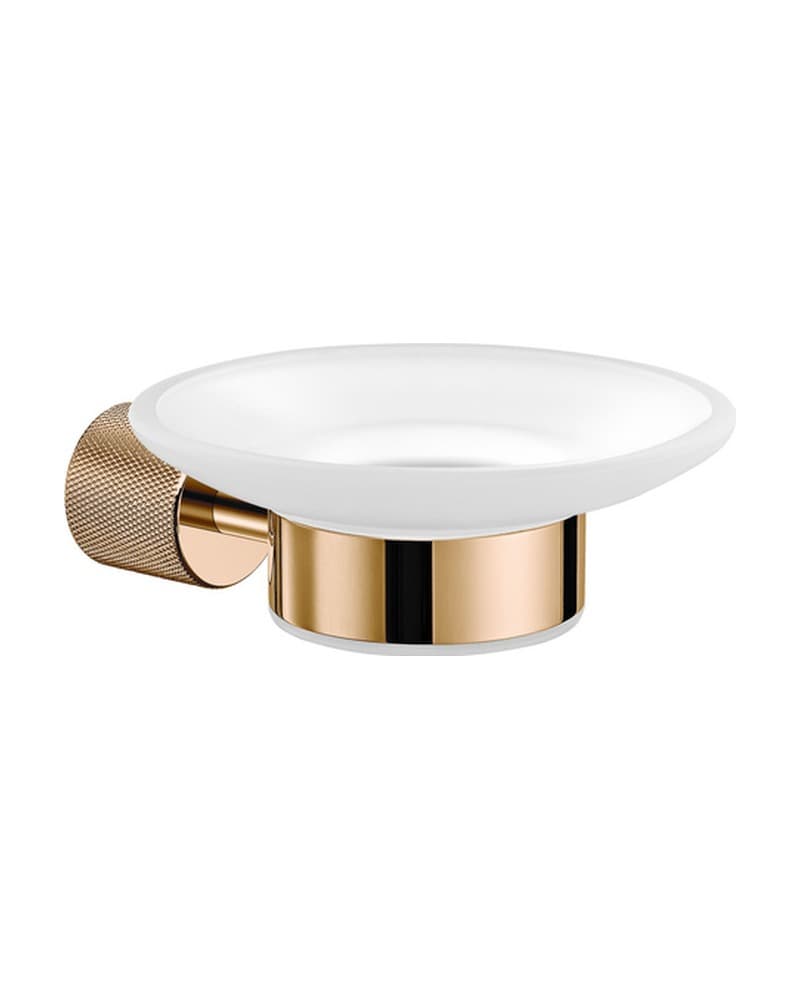 Σαπουνοθήκη Επιτοίχια Sanco Lithos 121102-PVD-01PL PVD Warm Bronze Polished 12,5x15x5cm