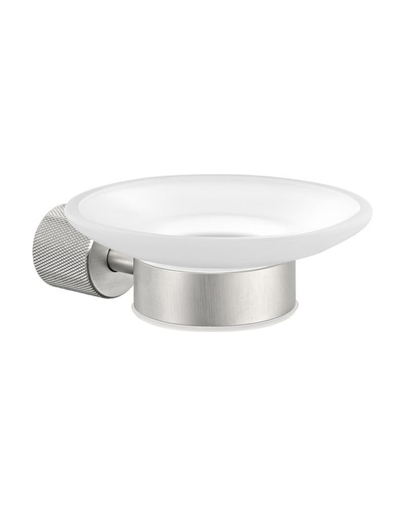 Σαπουνοθήκη Επιτοίχια Sanco Lithos 121102-PVD-11BR PVD Nickel Steel 12,5x15x5cm