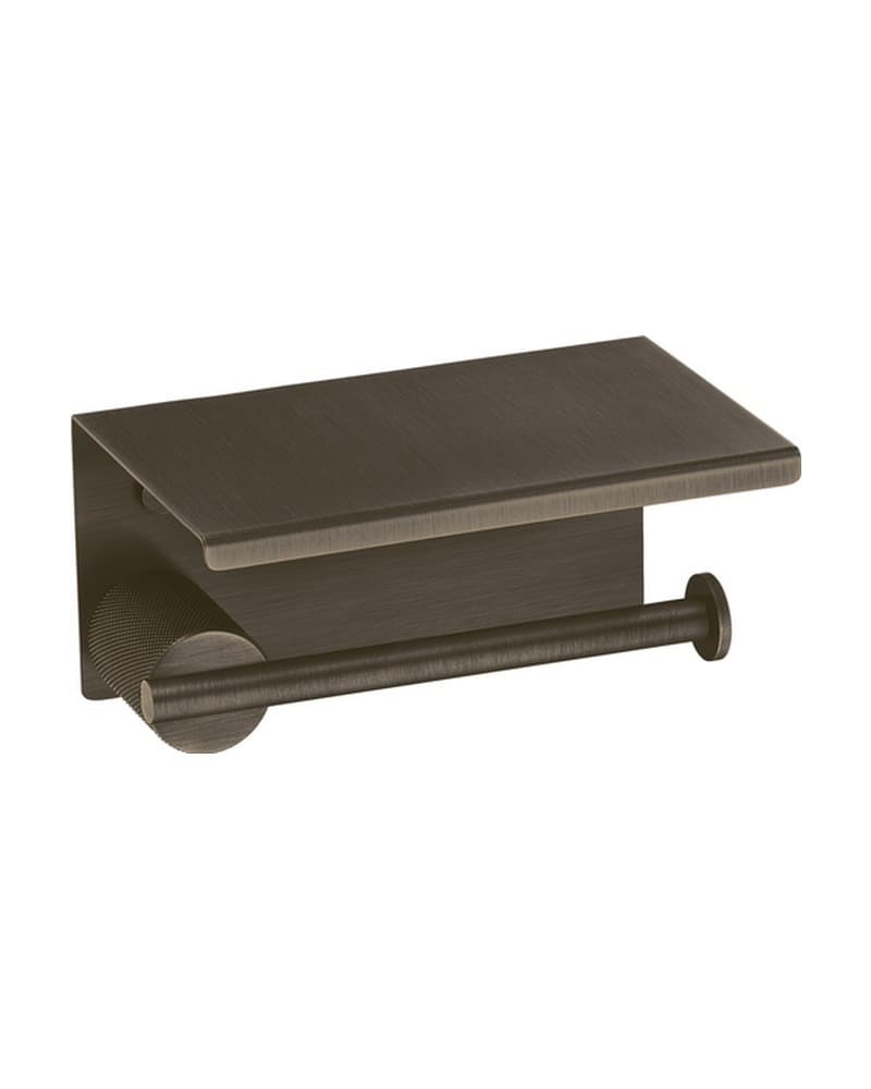 Χαρτοθήκη με καπάκι Sanco Lithos 121107-DM25 Dark Bronze Mat 16x11x8cm