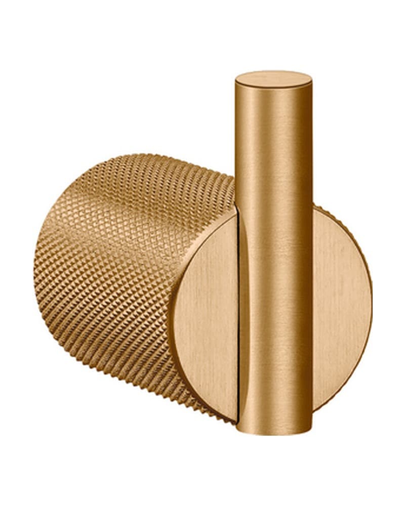 Άγκιστρο Μονό Sanco Lithos 121108-PVD-01BR PVD Warm Bronze Brushed 5,5x3,6x5,5cm