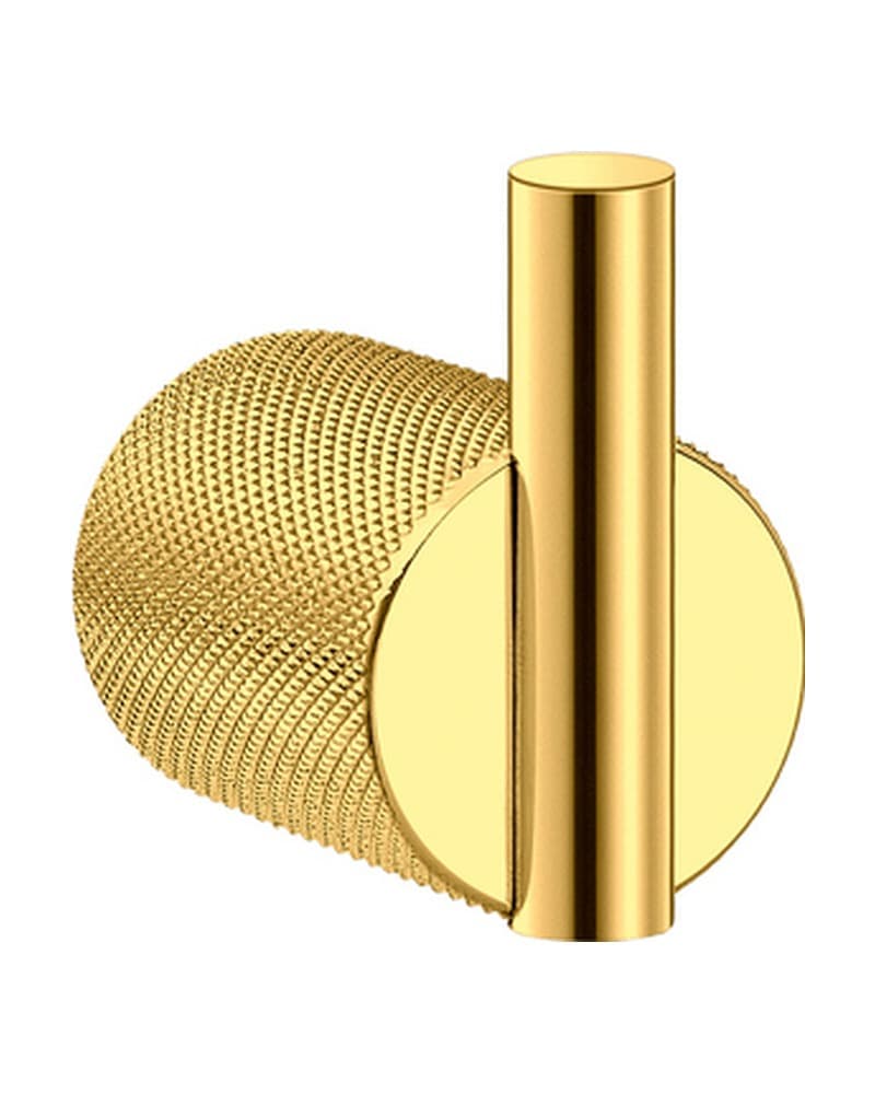 Άγκιστρο Μονό Sanco Lithos 121108-PVD-02PL PVD Golden Brass Polished 5,5x3,6x5,5cm