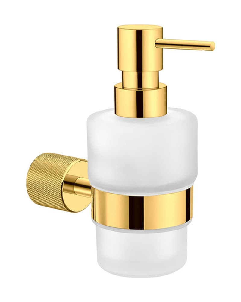 Ντισπένσερ Επιτοίχιο Sanco Lithos 121122-PVD-02PL PVD Golden Brass Polished 7x12,5x15,5cm