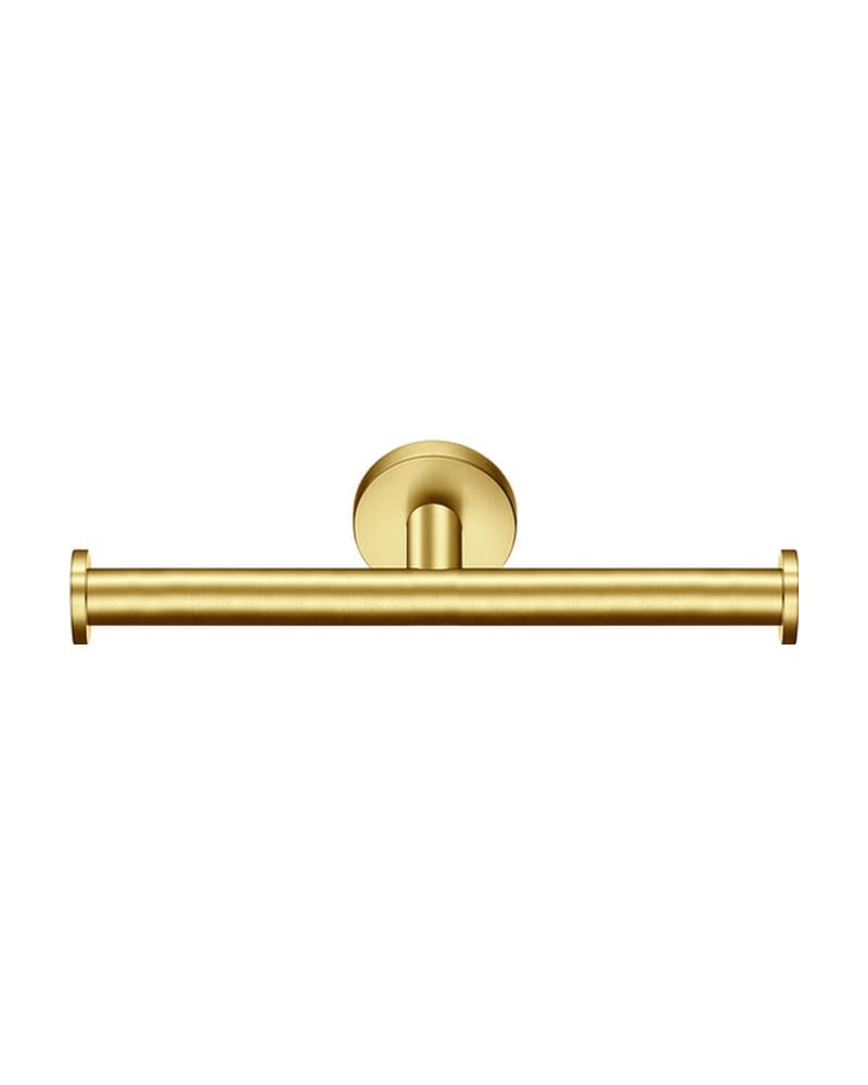 Χαρτοθήκη Διπλή Sanco Gaea 121226-PVD-02BR PVD Golden Brass Brushed 25x8x5,5cm