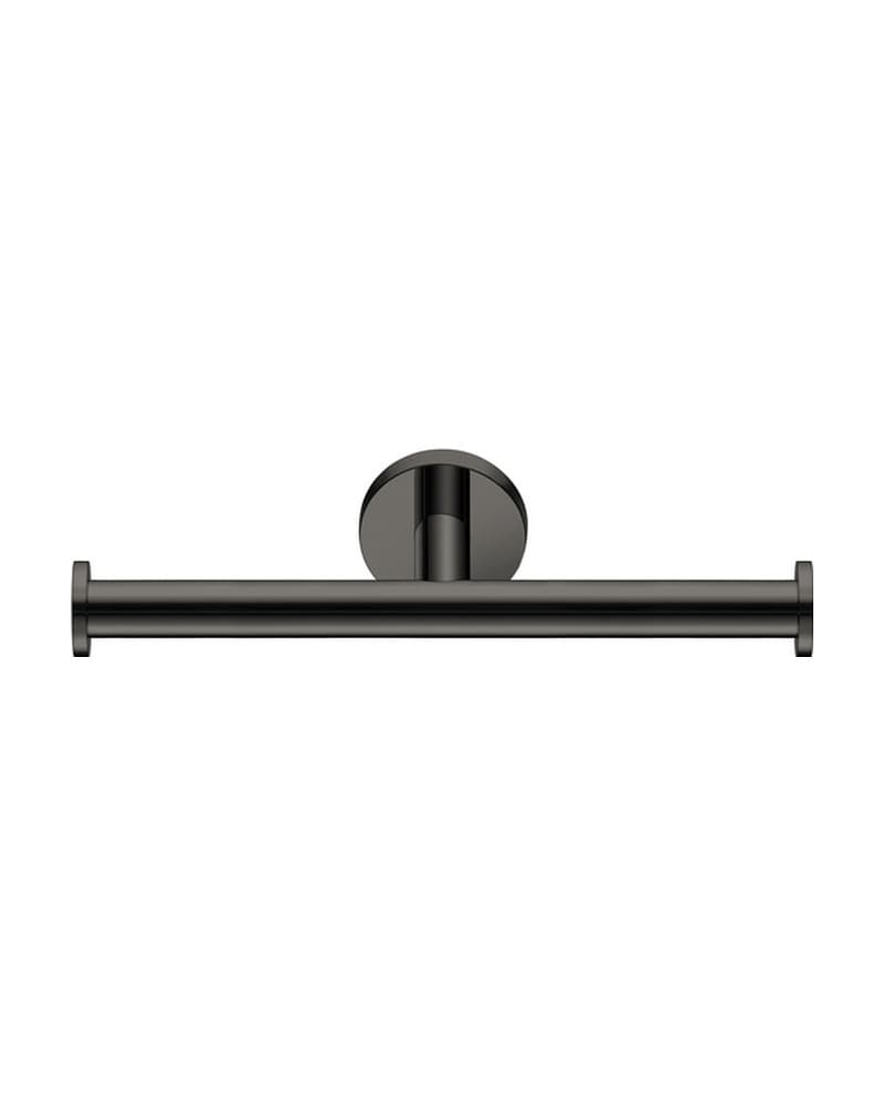 Χαρτοθήκη Διπλή Sanco Gaea 121226-PVD-05PL PVD Gun Metal Polished 25x8x5,5cm