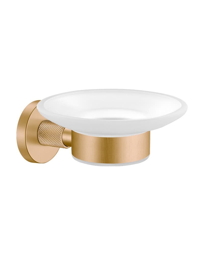 Σαπουνοθήκη Επιτοίχια Sanco Dorian 121302-PVD-01BR PVD Warm Bronze Brushed 12,5x14x6cm