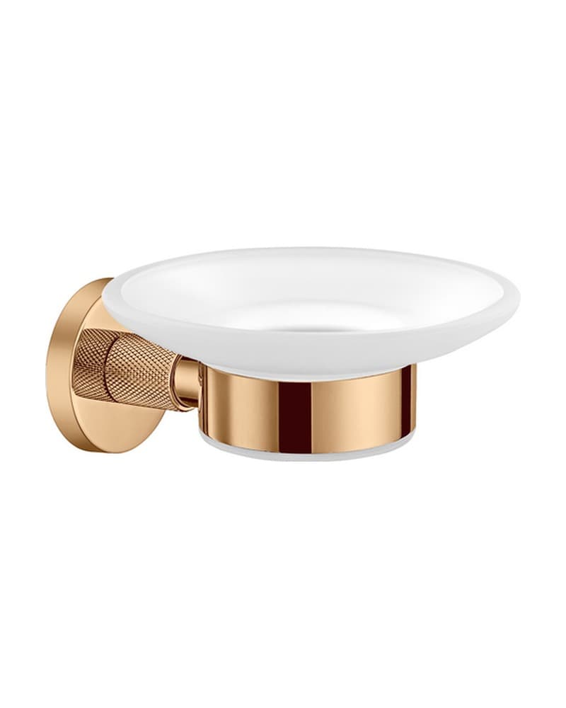 Σαπουνοθήκη Επιτοίχια Sanco Dorian 121302-PVD-01PL PVD Warm Bronze Polished 12,5x14x6cm