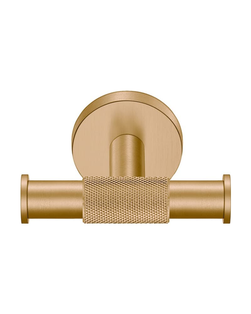 Άγκιστρο Διπλό Sanco Dorian 121318-PVD-01BR PVD Warm Bronze Brushed 10x8x5,5cm
