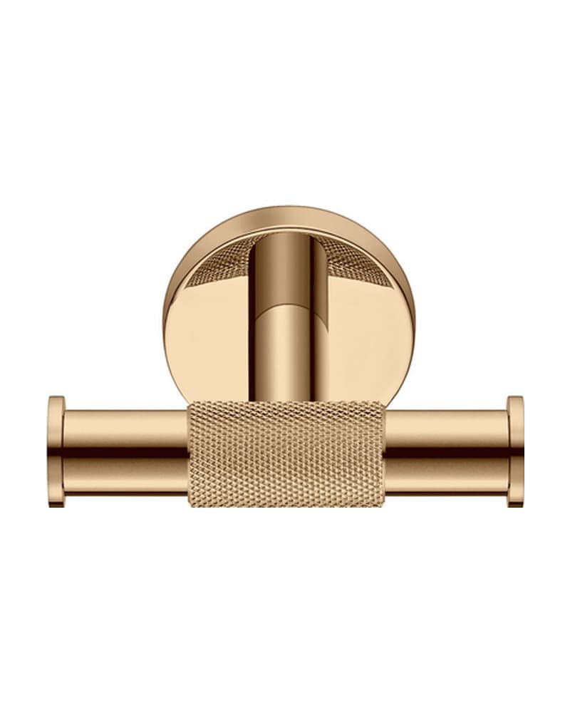 Άγκιστρο Διπλό Sanco Dorian 121318-PVD-01PL PVD Warm Bronze Polished 10x8x5,5cm