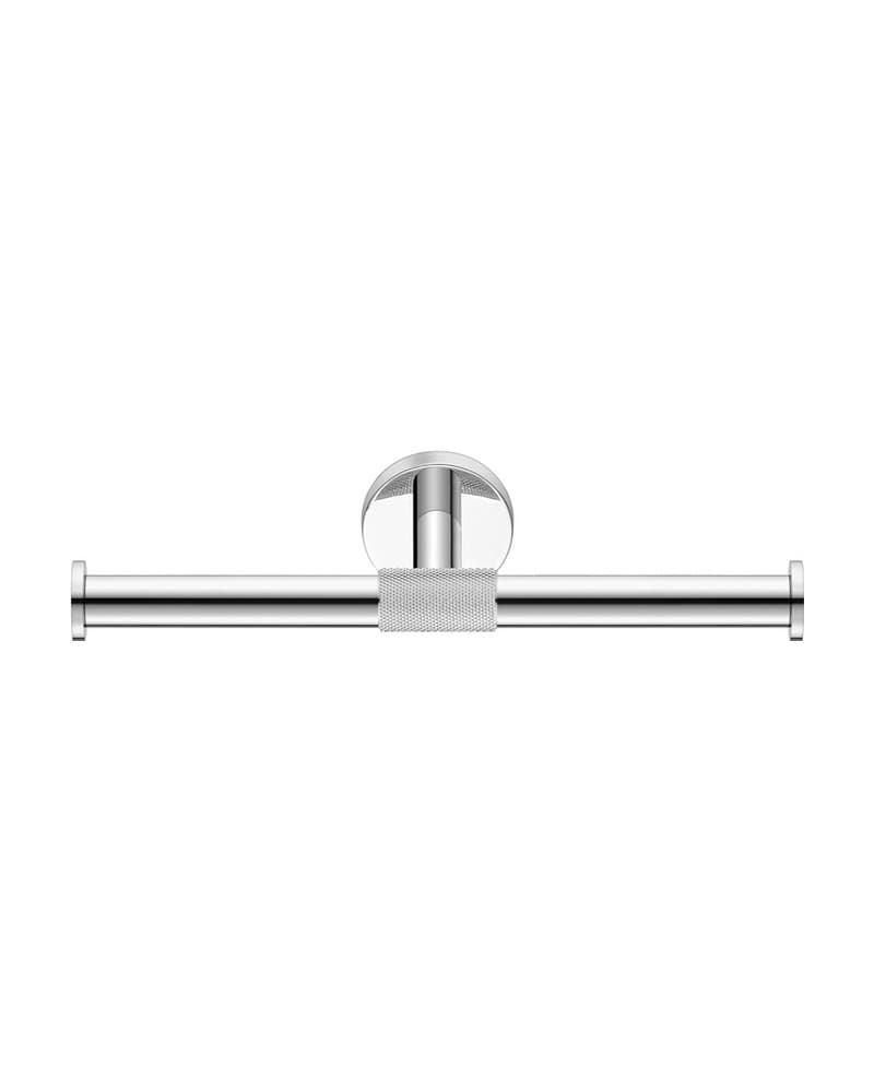 Χαρτοθήκη Διπλή Sanco Dorian 121326-Α03 Χρώμιο 25x8x5,5cm