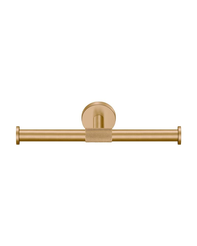 Χαρτοθήκη Διπλή Sanco Dorian 121326-PVD-01BR PVD Warm Bronze Brushed 25x8x5,5cm