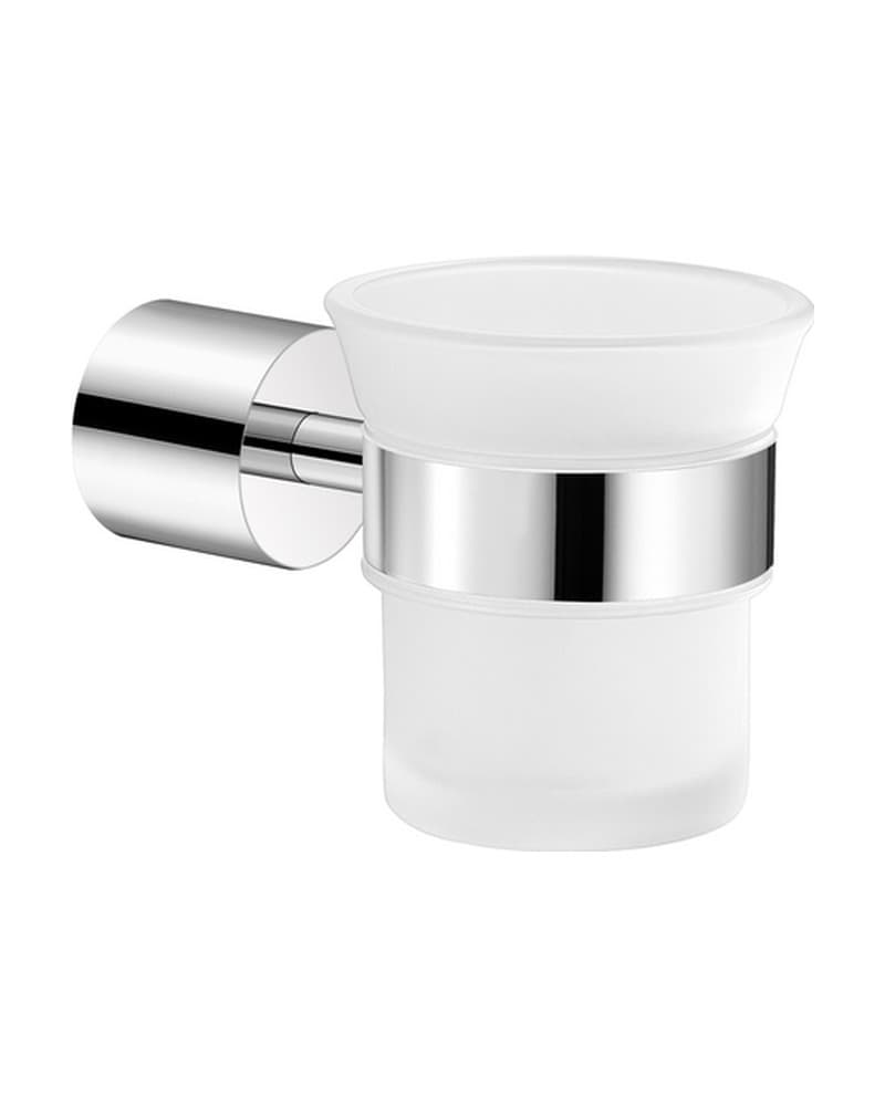 Ποτηροθήκη Επιτοίχια Sanco Elysian 121401-Α03 Χρώμιο 8x12,5x8,5cm