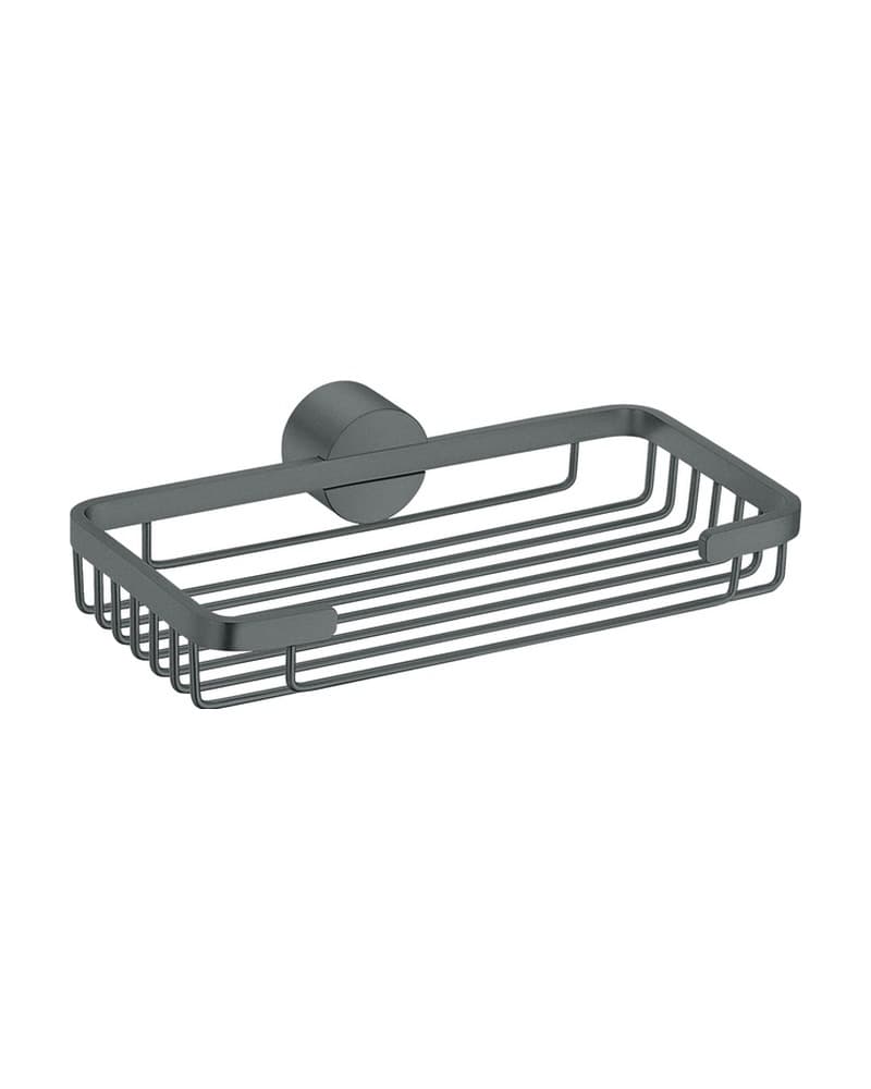 Σπογγοθήκη Επιτοίχια Sanco Elysian 121403-Μ118 Anthracite Grained 22x5,5x12,5cm