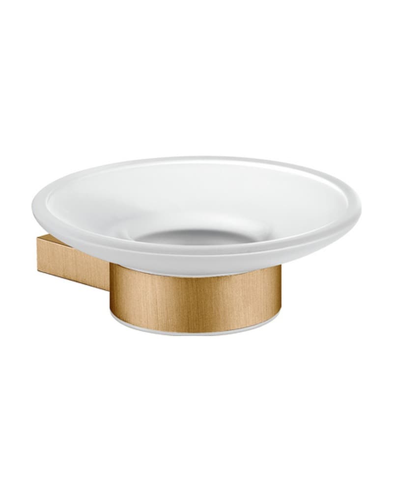 Σαπουνοθήκη Επιτοίχια Sanco Academia 21802-PVD-01BR PVD Warm Bronze Brushed 12,5x13x4,5cm