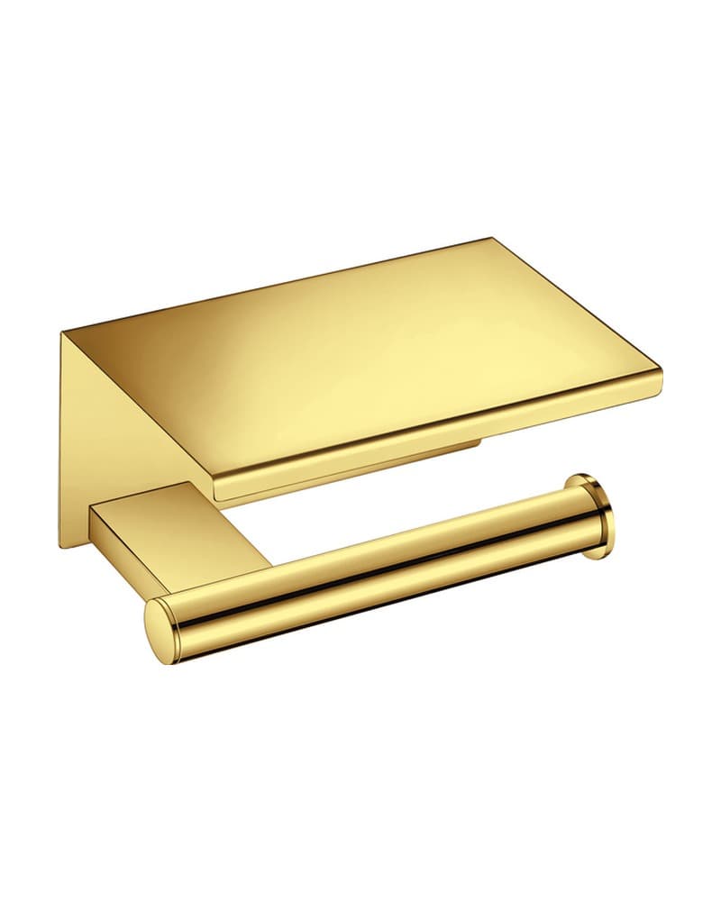 Χαρτοθήκη με καπάκι Sanco Academia 21807-PVD-02PL PVD Golden Brass Polished 16x11x9cm