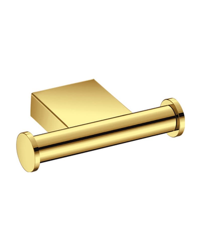 Άγκιστρο διπλό Sanco Academia 21818-PVD-02PL PVD Golden Brass Polished 8,5x6,5x2cm