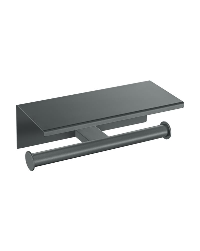 Χαρτοθήκη Διπλή με καπάκι Sanco Academia 21827-Μ118 Anthracite Grained 25x11x9cm