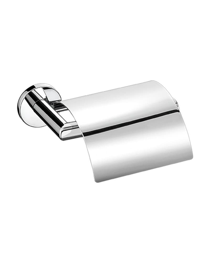 Χαρτοθήκη με καπάκι Sanco Corner 22707-Α03 Χρώμιο 15,5x12,5x8,5cm