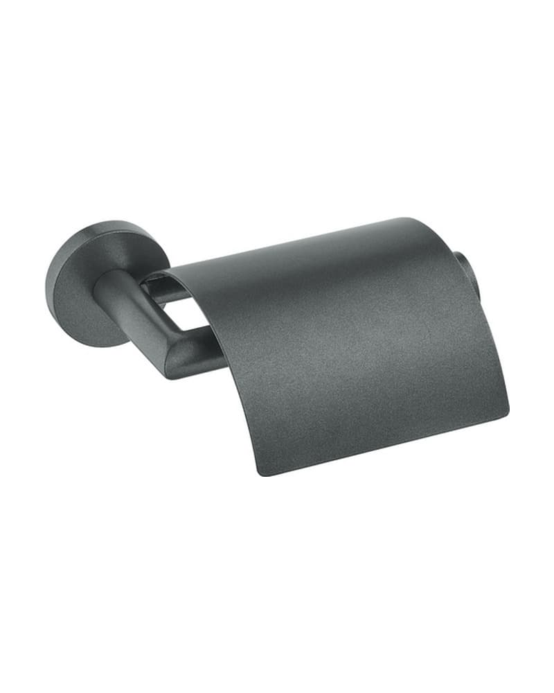 Χαρτοθήκη με καπάκι Sanco Corner 22707-Μ118 Anthracite Grained 15,5x12,5x8,5cm