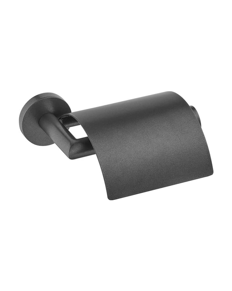 Χαρτοθήκη με καπάκι Sanco Corner 22707-122 Graphite Dark 15,5x12,5x8,5cm