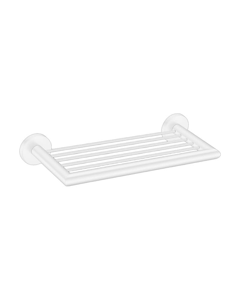 Σπογγοθήκη Sanco Corner 22743-Μ101 Ματ Λευκό 32x13x5,5cm