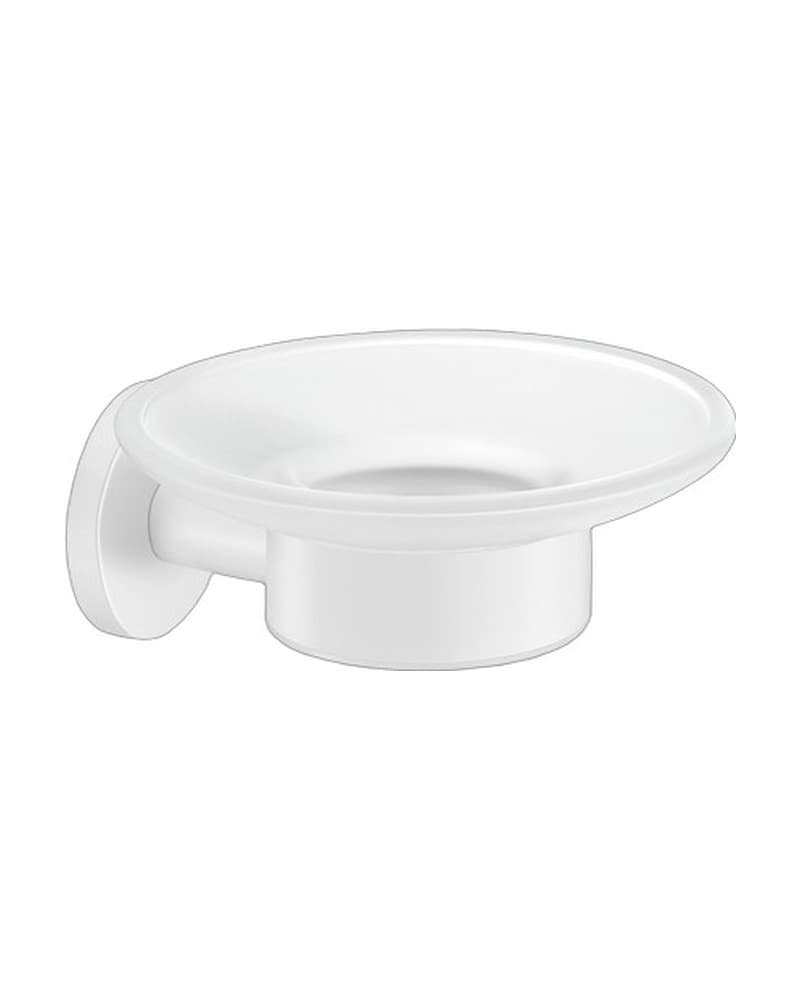 Σαπουνοθήκη Επιτοίχια Sanco Ergon 25902-Μ101 Ματ Λευκό 12,5x14x6cm